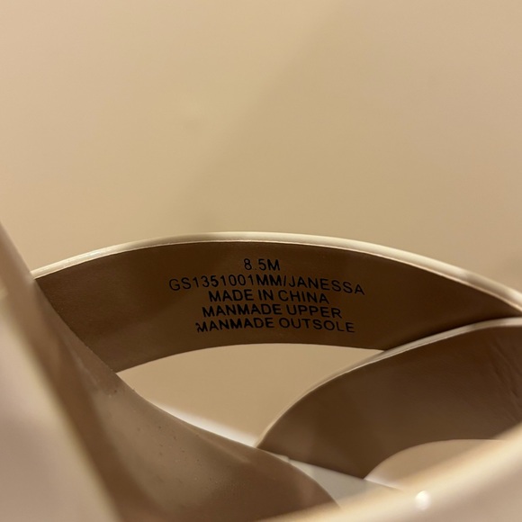 MIA Women's Ivory Strappy Heels - Picture 9 of 10